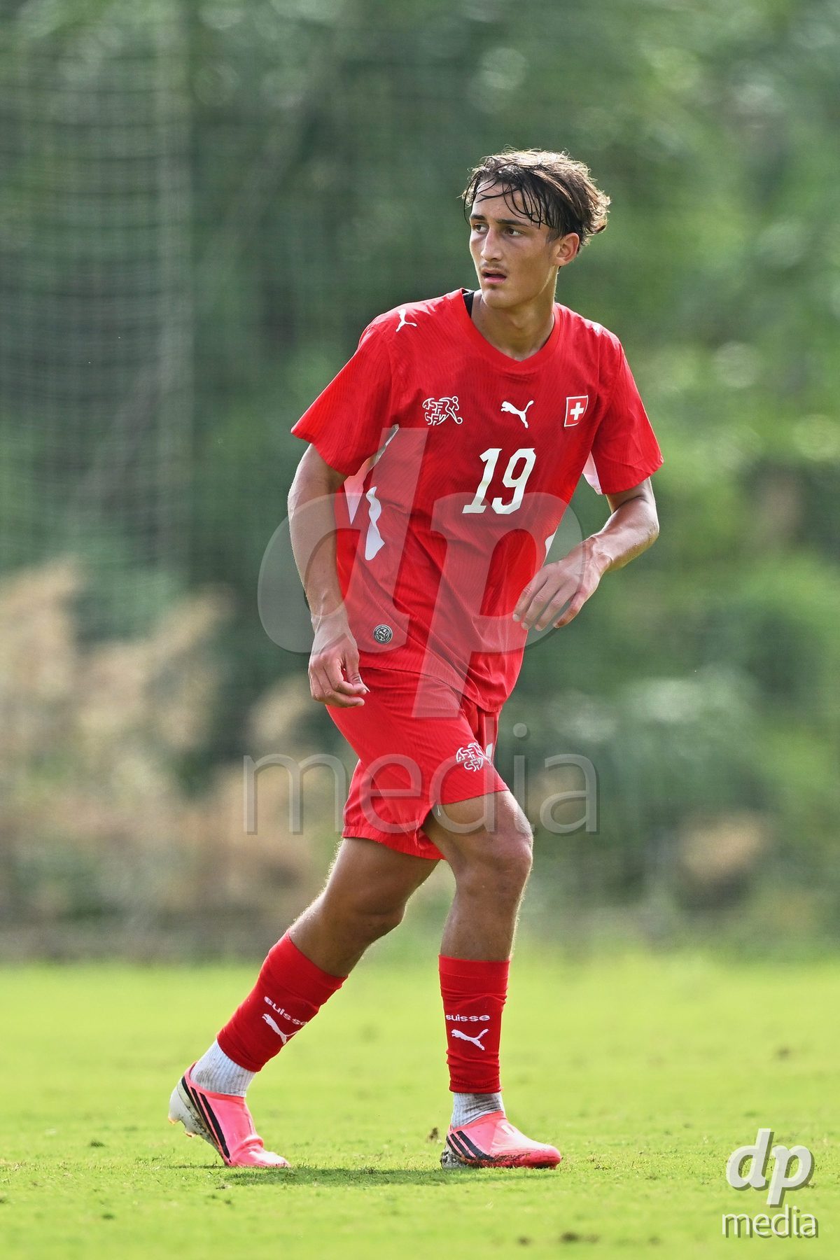 OLIVA NOVA, SPAIN - SEPTEMBER 28: Eron Dreshaj of Switzerland during the International Friendly match between Switzerland U17 and Sweden U17 at Oliva Nova Sports Center on September 28, 2026 in Oliva Nova, Spain.