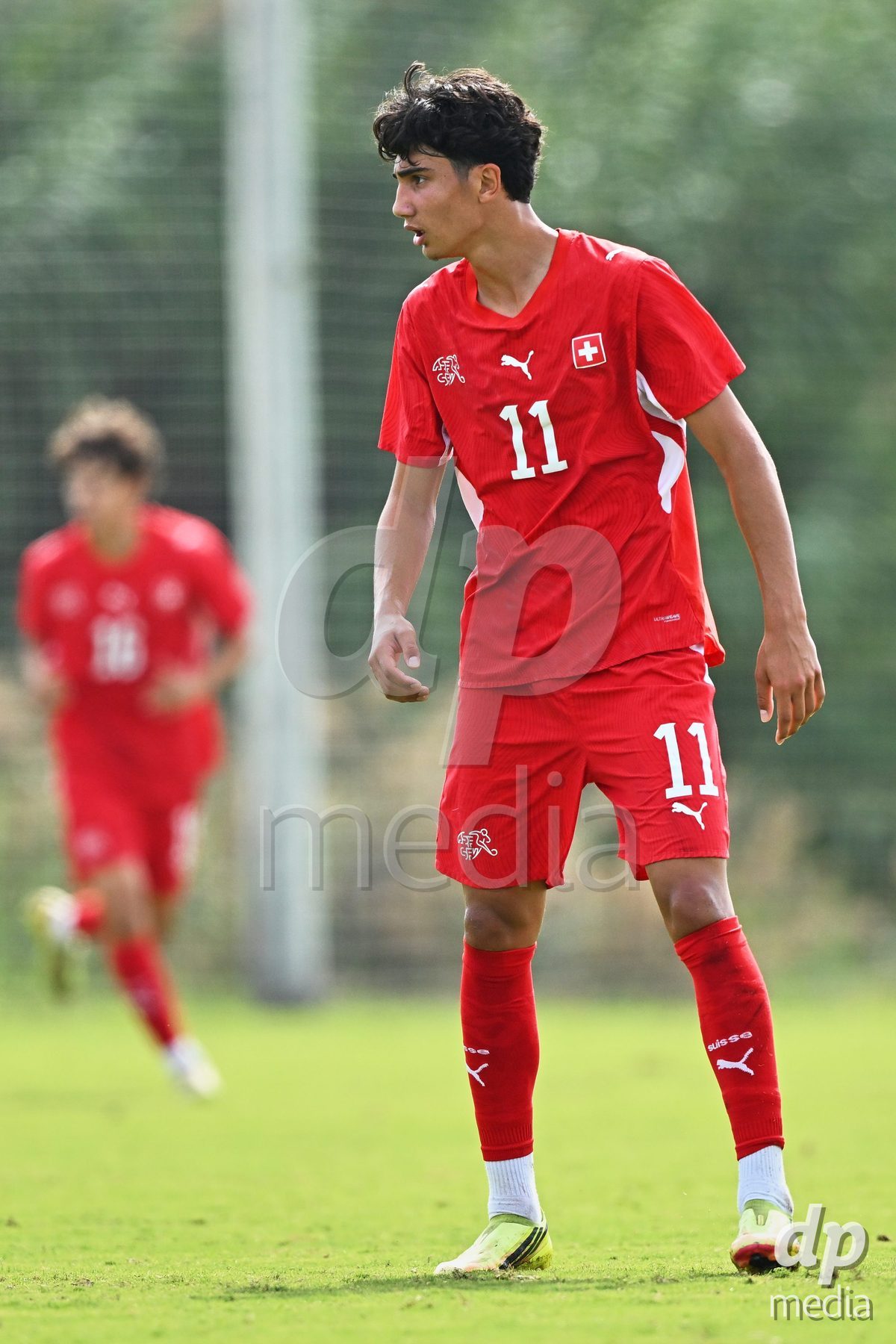 OLIVA NOVA, SPAIN - SEPTEMBER 28: Erden Arslan Kaan of Switzerland during the International Friendly match between Switzerland U17 and Sweden U17 at Oliva Nova Sports Center on September 28, 2026 in Oliva Nova, Spain.