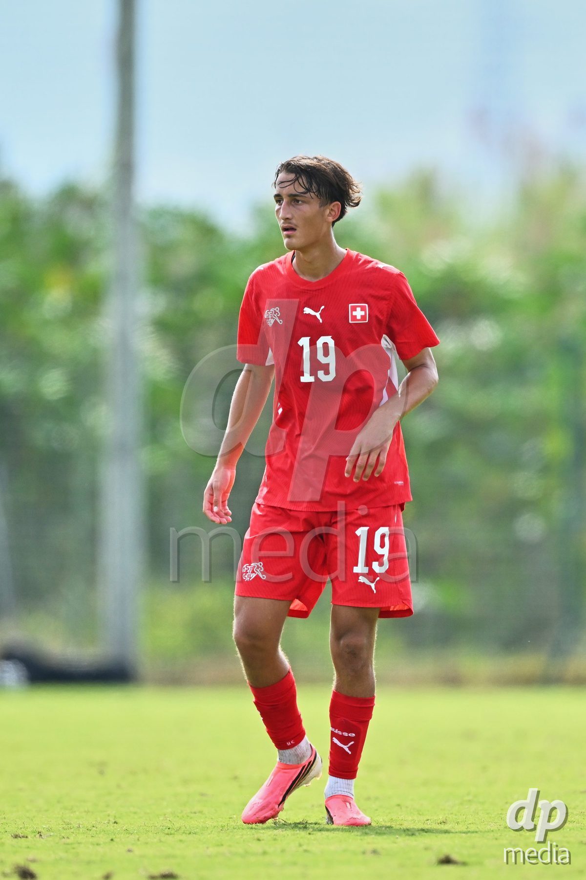 OLIVA NOVA, SPAIN - SEPTEMBER 28: Eron Dreshaj of Switzerland during the International Friendly match between Switzerland U17 and Sweden U17 at Oliva Nova Sports Center on September 28, 2026 in Oliva Nova, Spain.