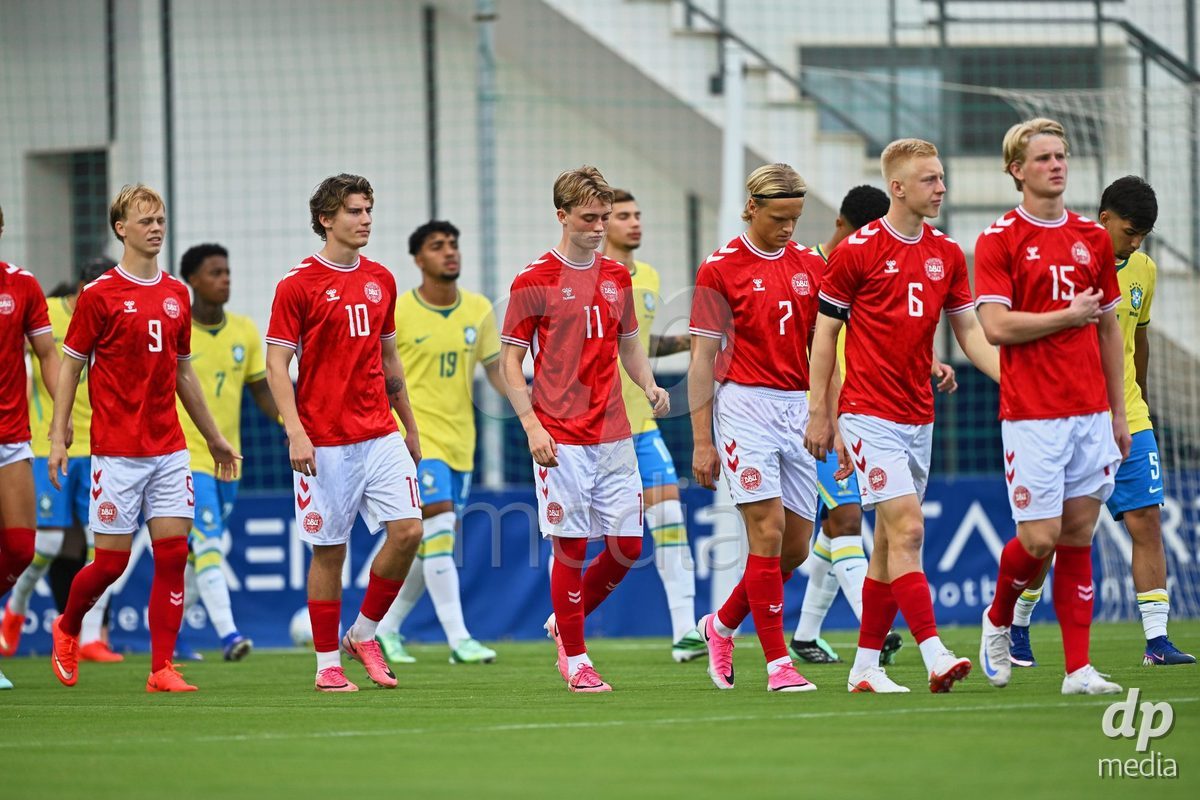 SAN PEDRO DEL PINATAR, SPAIN - SEPTEMBER 28: The International Friendly match between Denmark U20 and Brazil U20 at Pinatar Arena on September 28, 2026 in San Pedro del Pinatar, Spain.