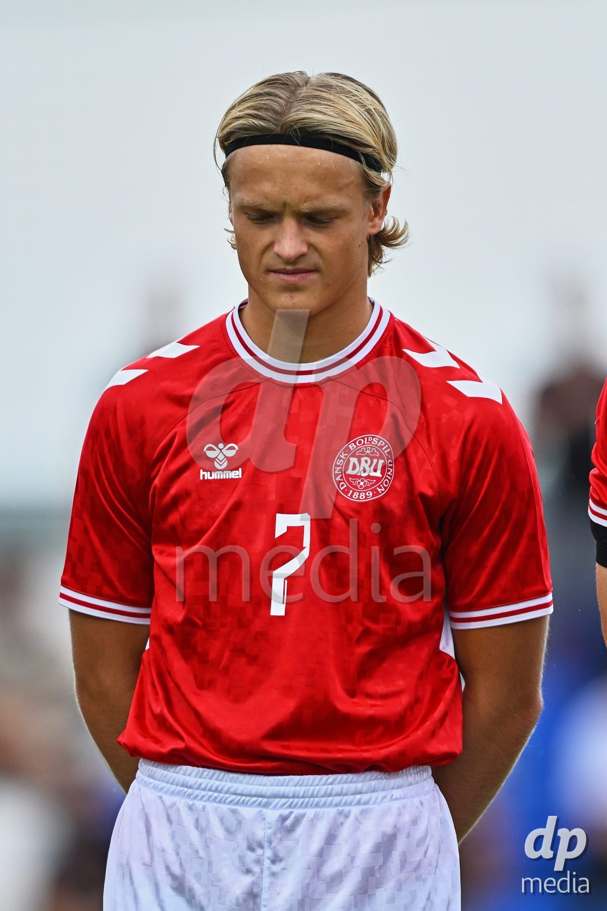 SAN PEDRO DEL PINATAR, SPAIN - SEPTEMBER 28: Malte Heyde of Denmark during the International Friendly match between Denmark U20 and Brazil U20 at Pinatar Arena on September 28, 2026 in San Pedro del Pinatar, Spain.