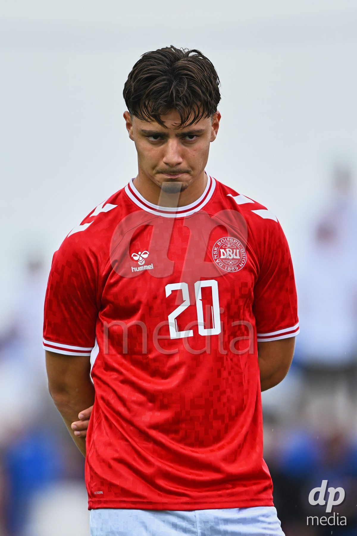 SAN PEDRO DEL PINATAR, SPAIN - SEPTEMBER 28: Olti Hyseni of Denmark during the International Friendly match between Denmark U20 and Brazil U20 at Pinatar Arena on September 28, 2026 in San Pedro del Pinatar, Spain.