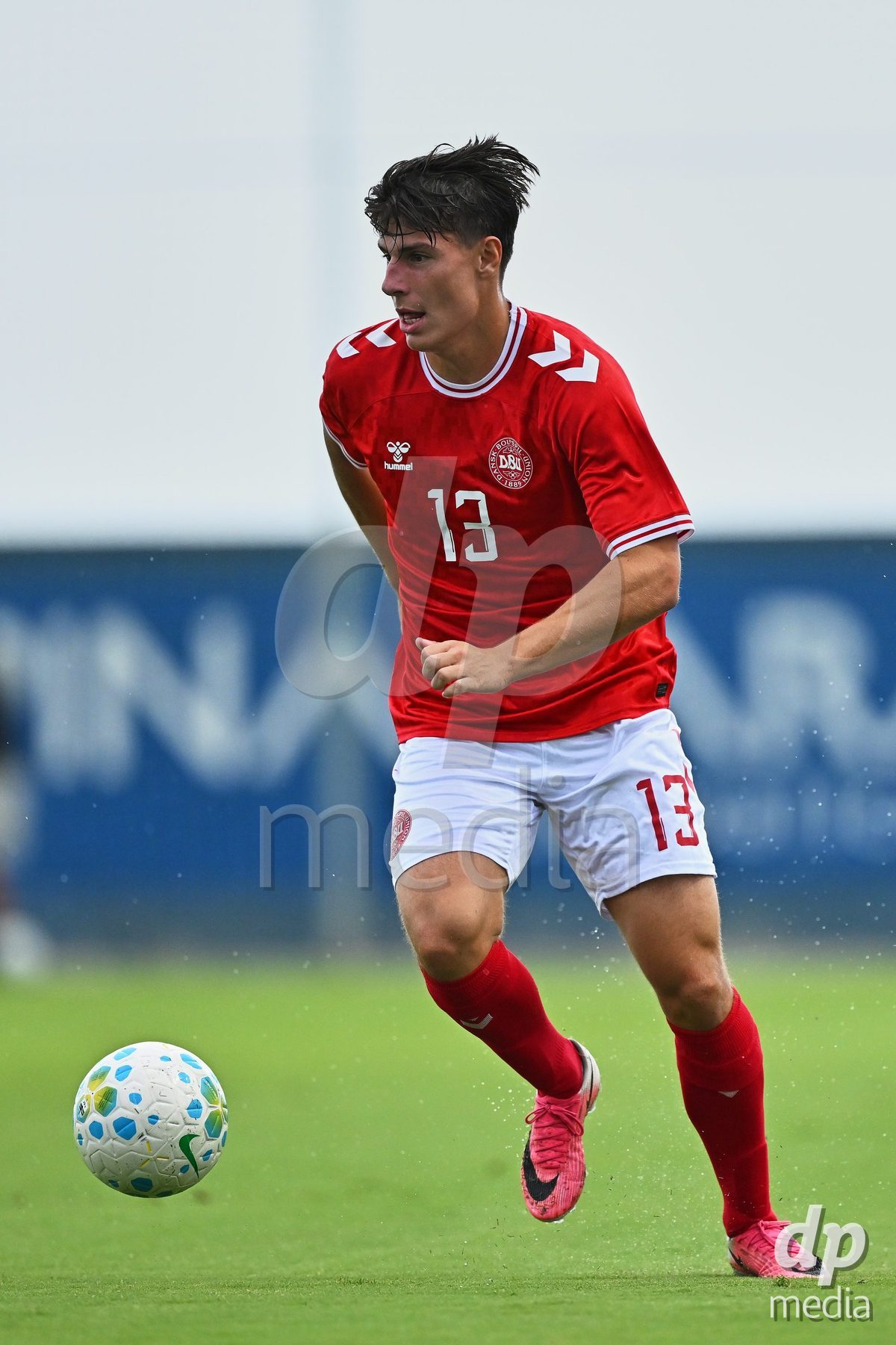 SAN PEDRO DEL PINATAR, SPAIN - SEPTEMBER 28: Magnus Andersen of Denmark during the International Friendly match between Denmark U20 and Brazil U20 at Pinatar Arena on September 28, 2026 in San Pedro del Pinatar, Spain.