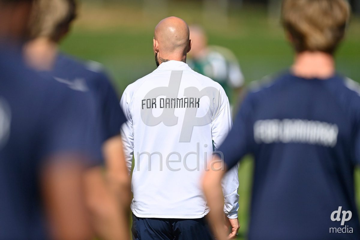 SAMOBOR, CROATIA - SEPTEMBER 29: Staff of Denmark during warm up prior to the International Friendly match between Denmark U18 and Italy U18 on September 29, 2026 in Samobor, Croatia. Photo: Igor Soban/Pixsell / DP Media