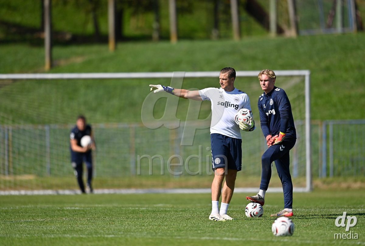 SAMOBOR, CROATIA - SEPTEMBER 29: Marinus Bach of Denmark during warm up prior to the International Friendly match between Denmark U18 and Italy U18 on September 29, 2026 in Samobor, Croatia. Photo: Igor Soban/Pixsell / DP Media