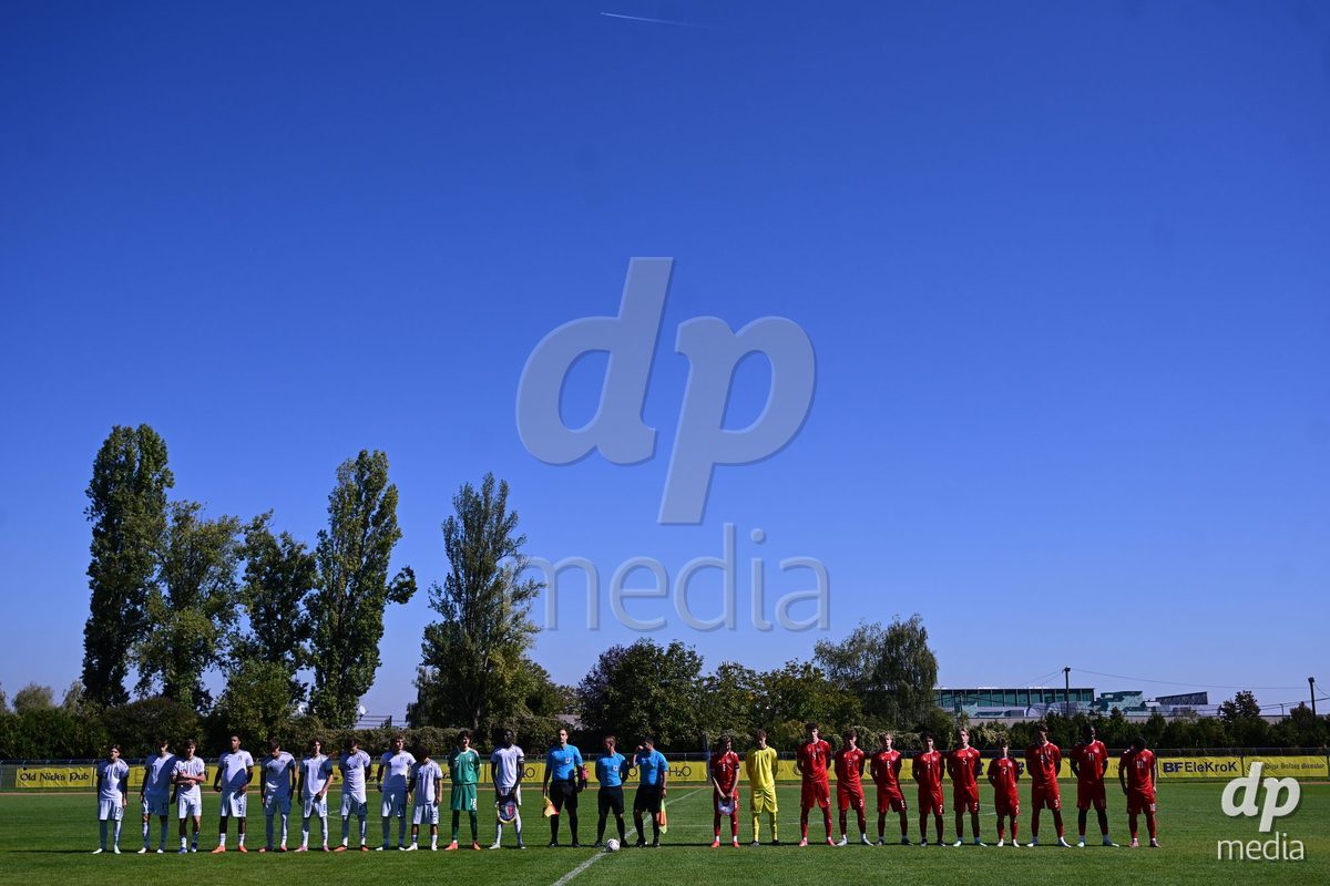 SAMOBOR, CROATIA - SEPTEMBER 29: Players of Italy and players of Denmark during the International Friendly match between Denmark U18 and Italy U18 on September 29, 2026 in Samobor, Croatia. Photo: Igor Soban/Pixsell / DP Media