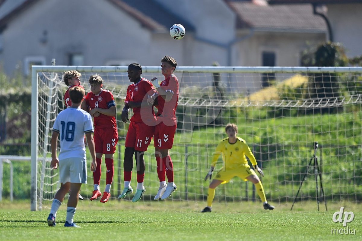 SAMOBOR, CROATIA - SEPTEMBER 29: Players of Denmark during the International Friendly match between Denmark U18 and Italy U18 on September 29, 2026 in Samobor, Croatia. Photo: Igor Soban/Pixsell / DP Media