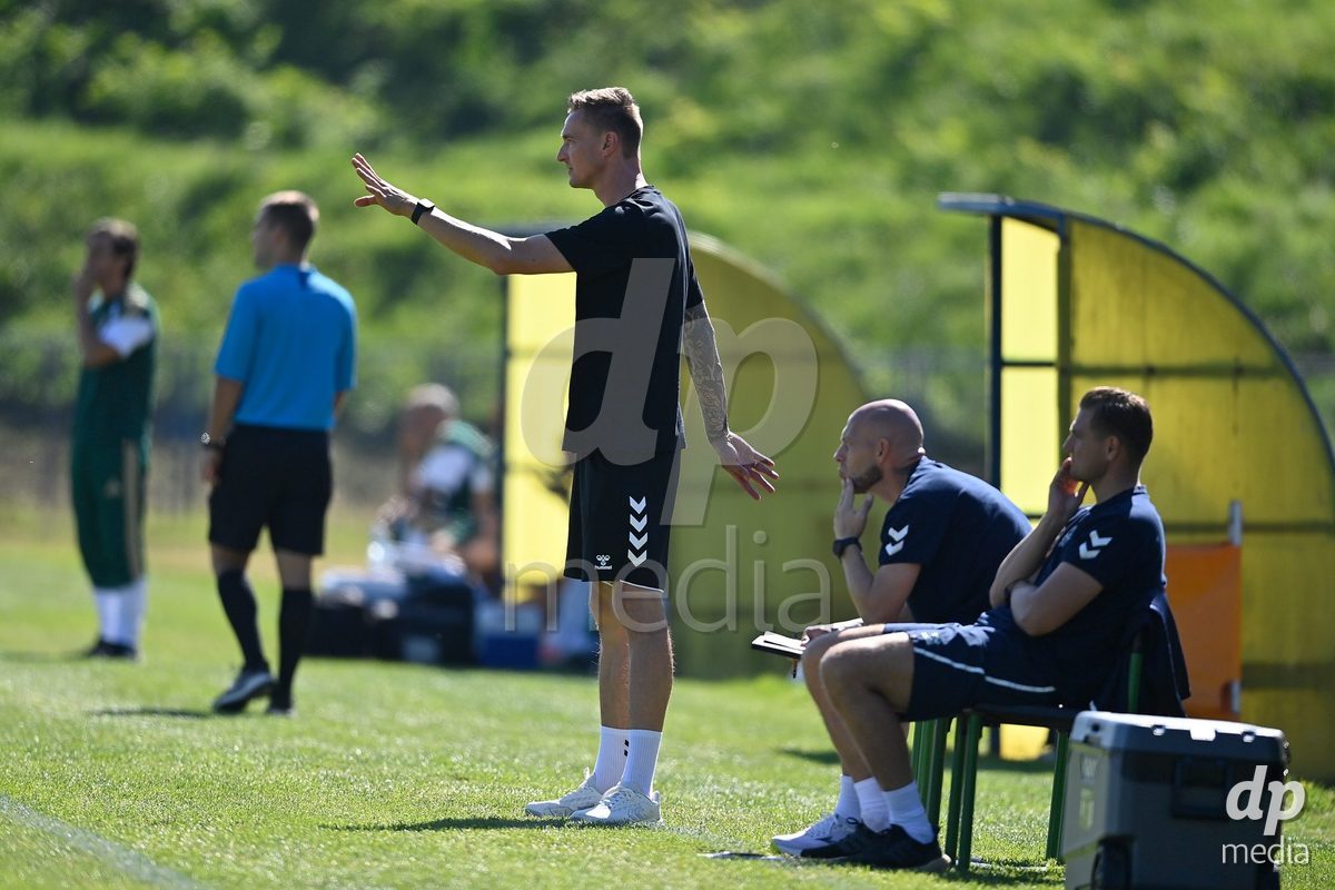 SAMOBOR, CROATIA - SEPTEMBER 29: Coach of Denmark Mads Lyng during the International Friendly match between Denmark U18 and Italy U18 on September 29, 2026 in Samobor, Croatia. Photo: Igor Soban/Pixsell / DP Media