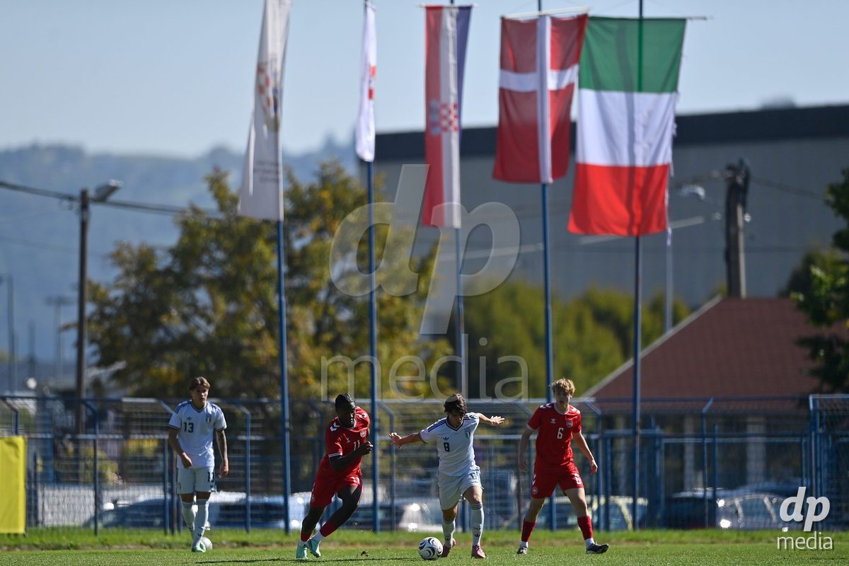 SAMOBOR, CROATIA - SEPTEMBER 29: Ekene Chukwuani of Denmark during the International Friendly match between Denmark U18 and Italy U18 on September 29, 2026 in Samobor, Croatia. Photo: Igor Soban/Pixsell / DP Media