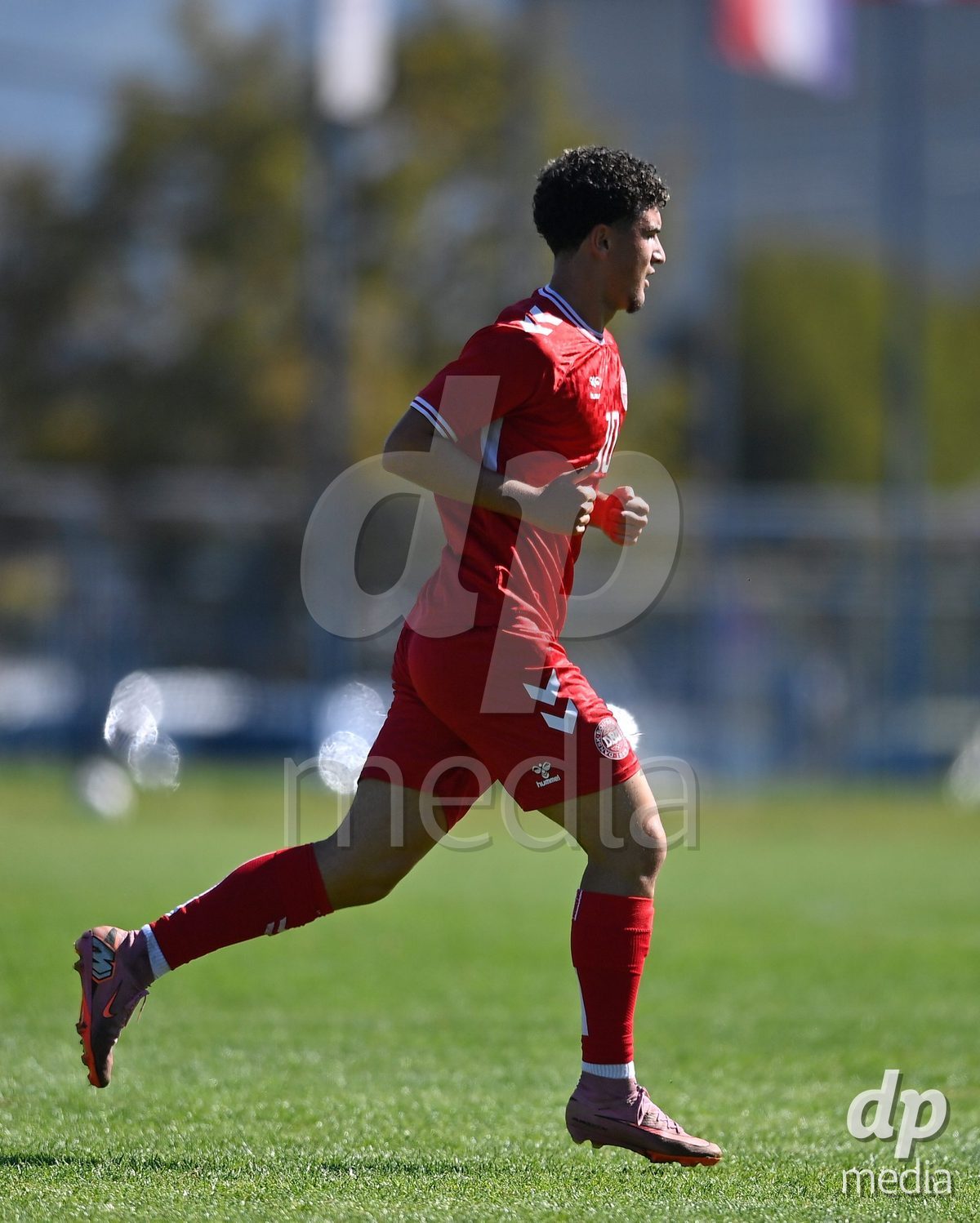 SAMOBOR, CROATIA - SEPTEMBER 29: Omran Khatar of Denmark during the International Friendly match between Denmark U18 and Italy U18 on September 29, 2026 in Samobor, Croatia. Photo: Igor Soban/Pixsell / DP Media