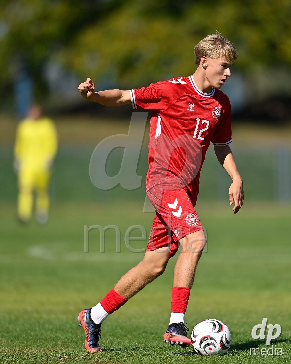 SAMOBOR, CROATIA - SEPTEMBER 29: Elias Warming Petersen of Denmark during the International Friendly match between Denmark U18 and Italy U18 on September 29, 2026 in Samobor, Croatia. Photo: Igor Soban/Pixsell / DP Media