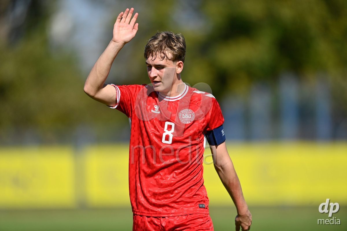 SAMOBOR, CROATIA - SEPTEMBER 29: Frederik Vestergaard of Denmark during the International Friendly match between Denmark U18 and Italy U18 on September 29, 2026 in Samobor, Croatia. Photo: Igor Soban/Pixsell / DP Media