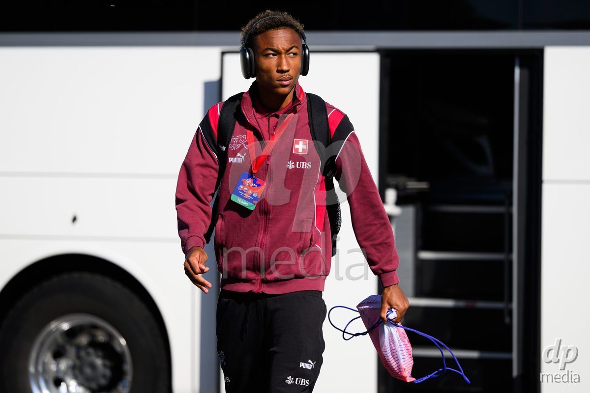 KOSMONSY, CZECH REPUBLIC - SEPTEMBER 28: Team's arrival at the stadium before the International Friendly match between Czech Republic U18 and Switzerland U18 on September 28, 2026 in Kosmonsy, Czech Republic.