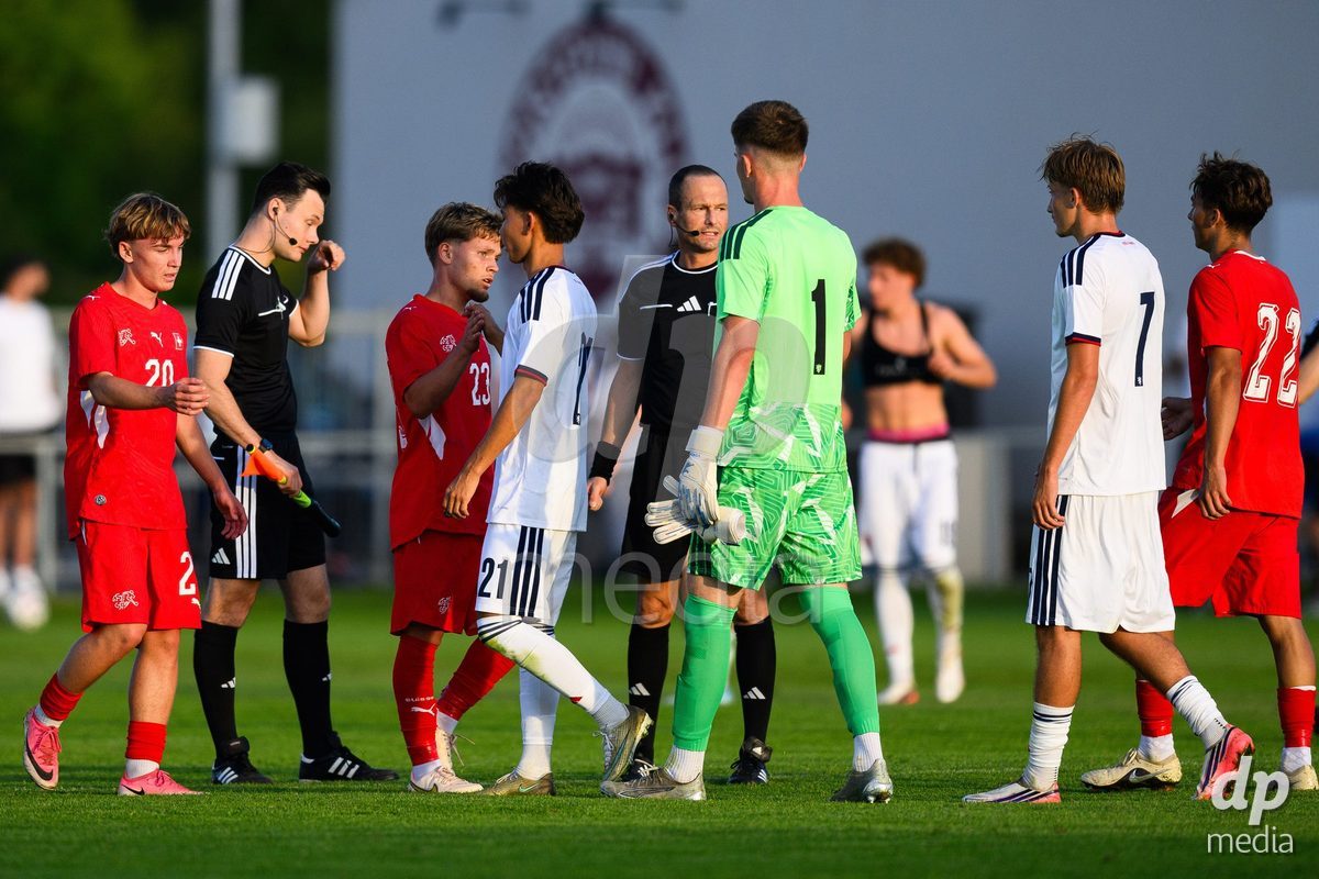 KOSMONSY, CZECH REPUBLIC - SEPTEMBER 28: The International Friendly match between Czech Republic U18 and Switzerland U18 on September 28, 2026 in Kosmonsy, Czech Republic.