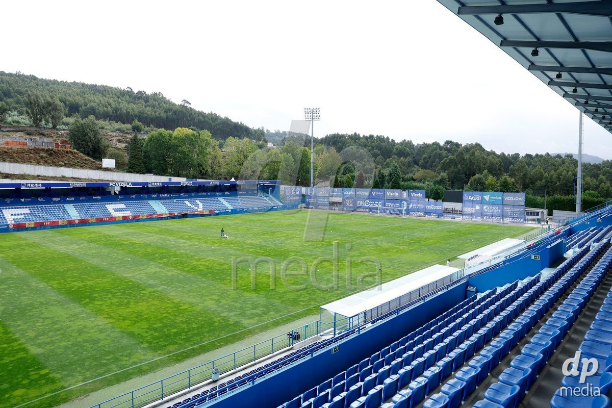 VIZELA, PORTUGAL - SEPTEMBER 30: Stadium FC Vizela during the International Friendly match between Denmark U19 and Austria U19 at Estadio FC Vizela on September 30, 2026 in Vizela, Portugal