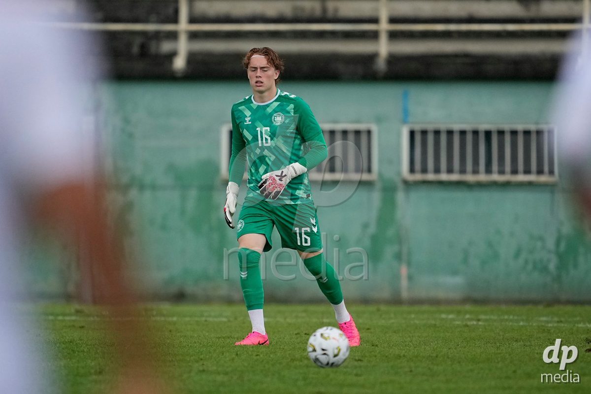 MEALHADA, PORTUGAL - SEPTEMBER 30: Sebastian Lindhardt of Denmark during the International Friendly match between Denmark U17 and Qatar U17 at Estadio Municipal Dr. Americo Couto on September 30, 2026 in Mealhada, Portugal.