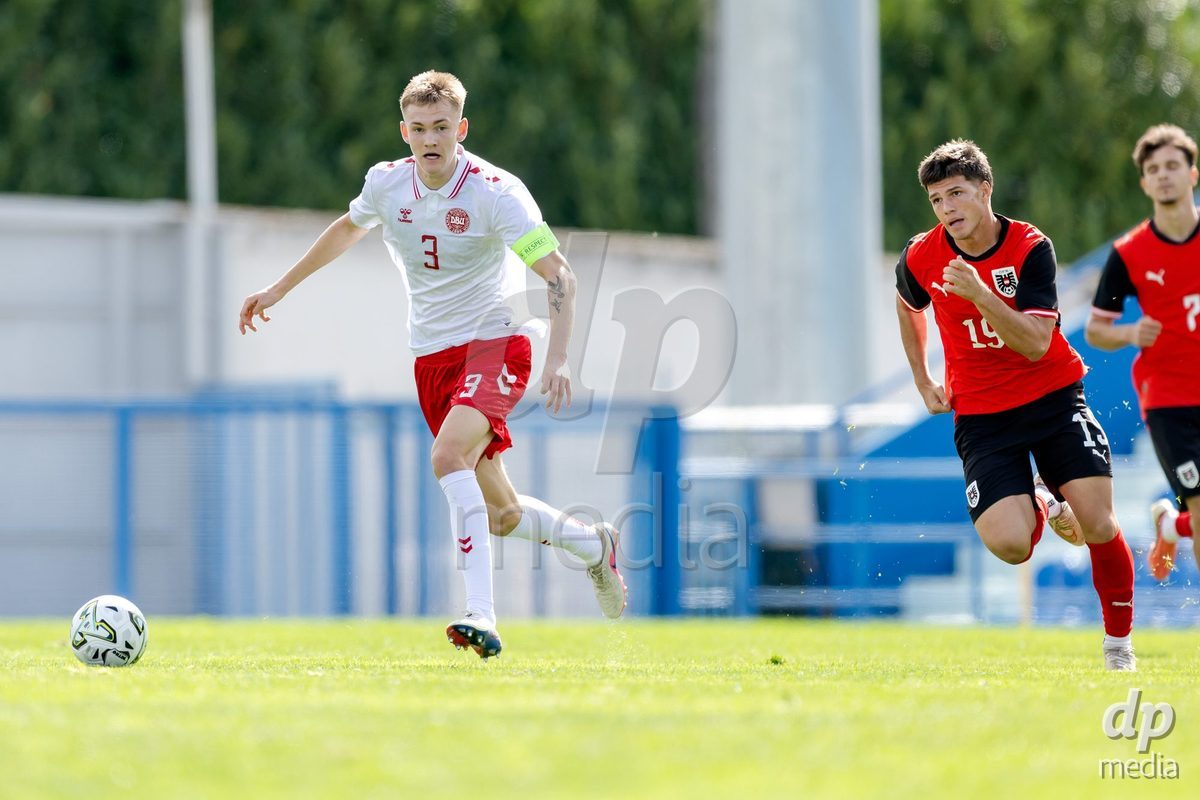 VIZELA, PORTUGAL - SEPTEMBER 30: Villads Rutkjaer of Denmark U19 during the International Friendly match between Denmark U19 and Austria U19 at Estadio FC Vizela on September 30, 2026 in Vizela, Portugal