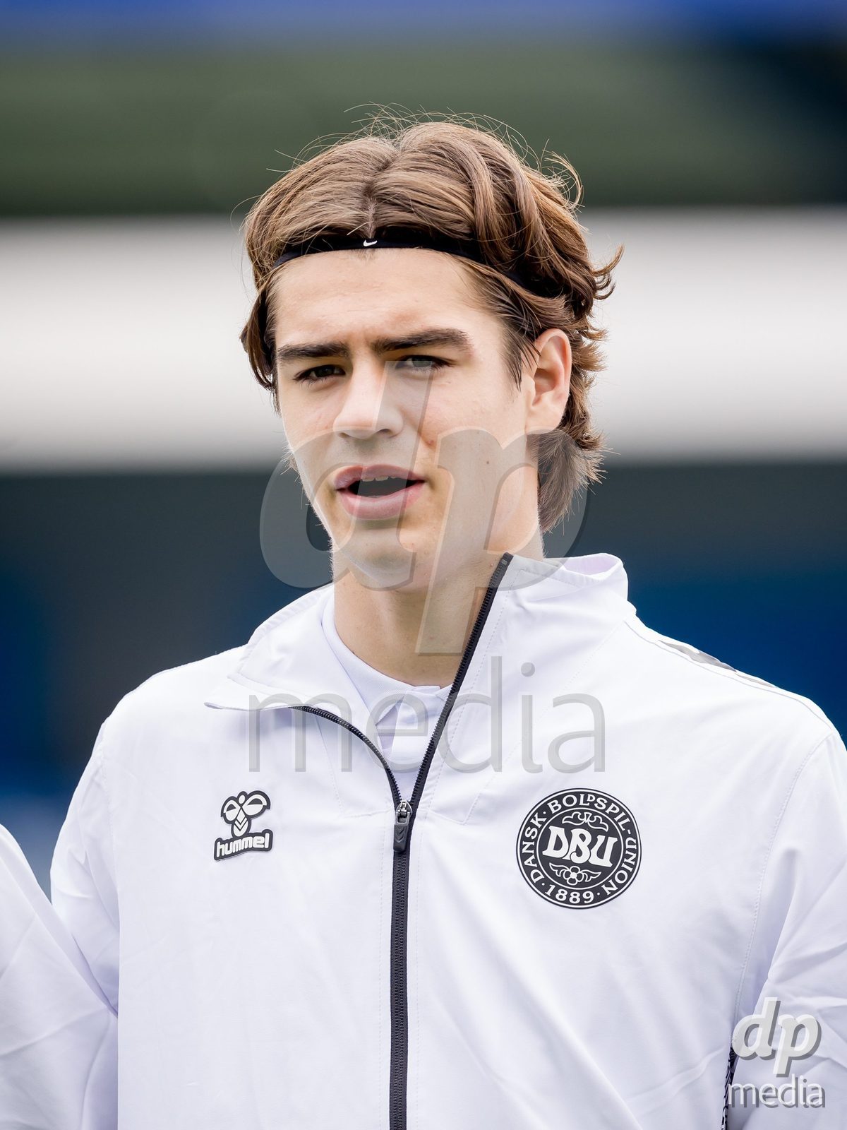 VIZELA, PORTUGAL - SEPTEMBER 30: Julius Lucena of Denmark U19 during the International Friendly match between Denmark U19 and Austria U19 at Estadio FC Vizela on September 30, 2026 in Vizela, Portugal