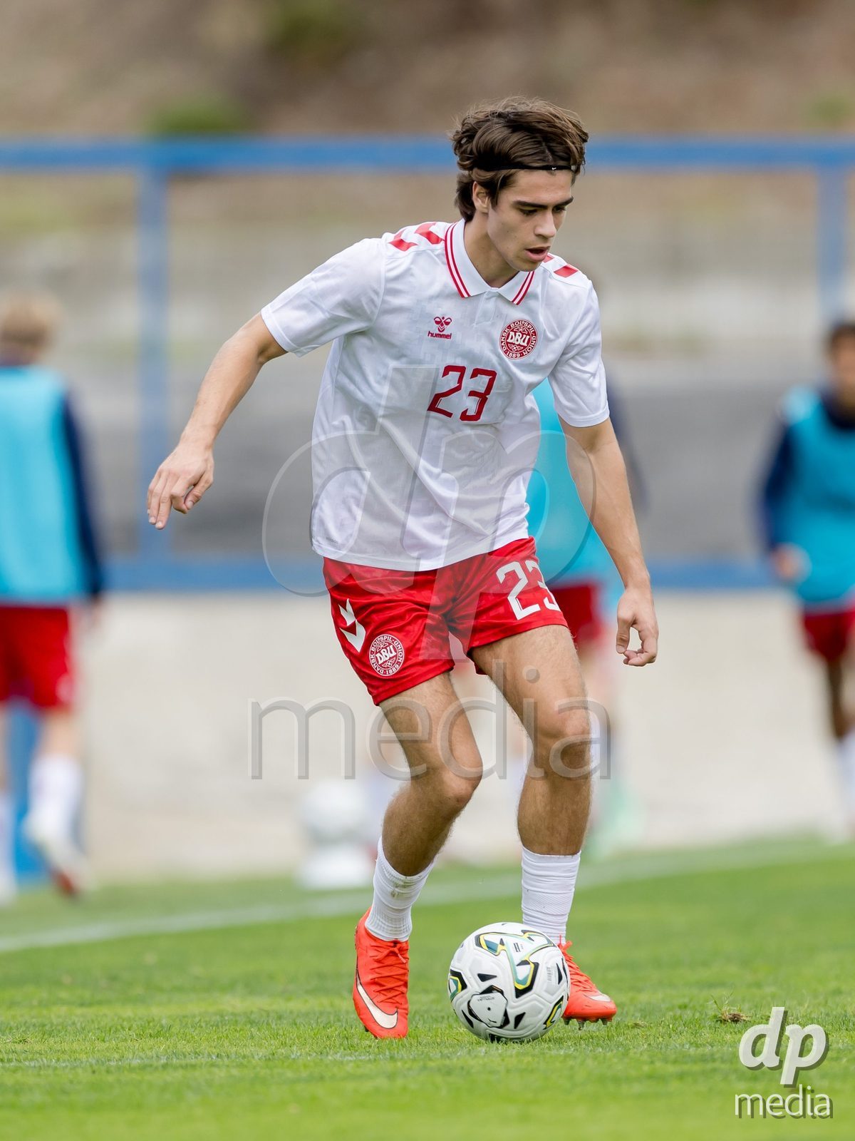 VIZELA, PORTUGAL - SEPTEMBER 30: Julius Lucena of Denmark U19 during the International Friendly match between Denmark U19 and Austria U19 at Estadio FC Vizela on September 30, 2026 in Vizela, Portugal
