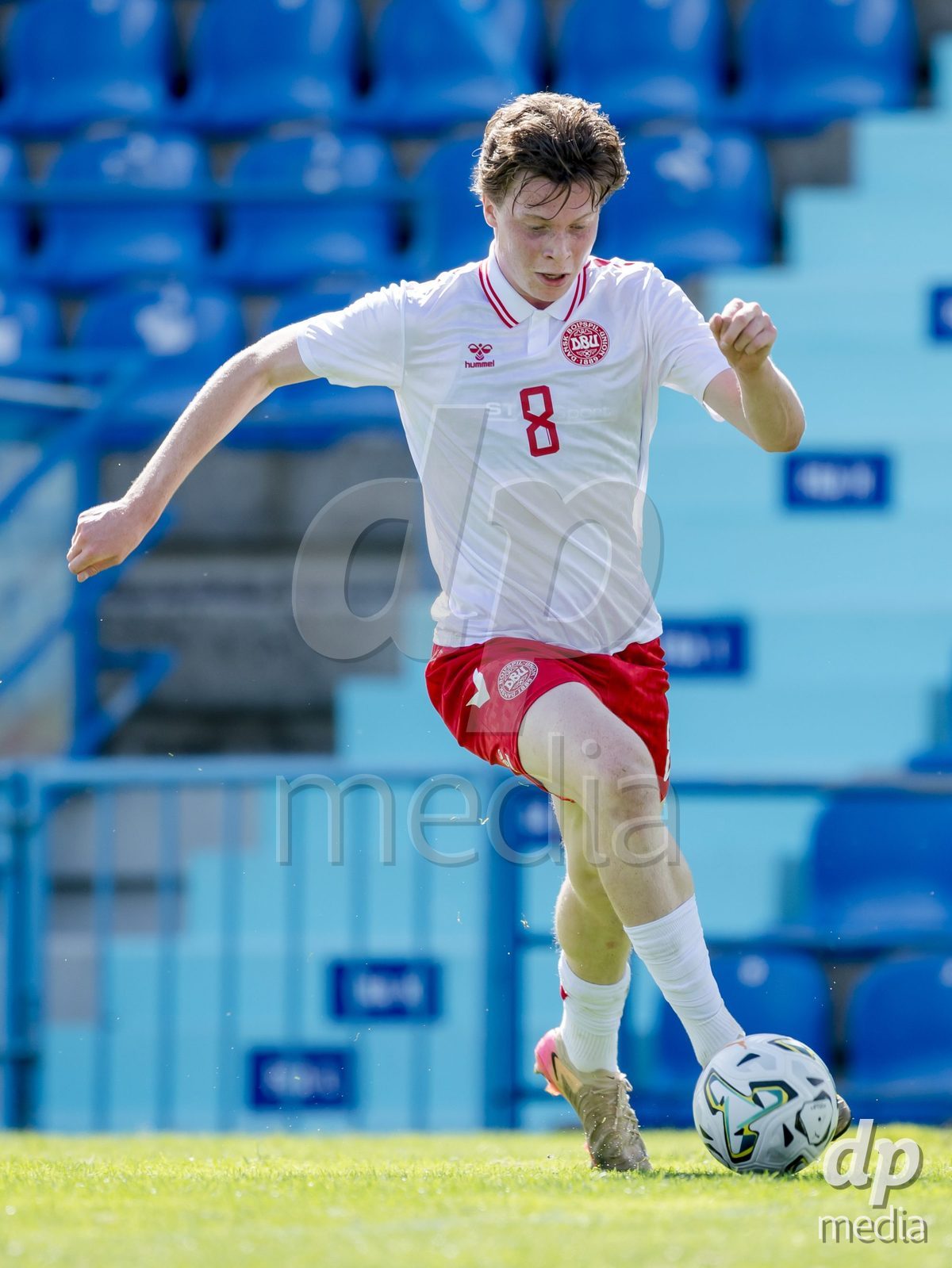 VIZELA, PORTUGAL - SEPTEMBER 30: Frederik Bunten of Denmark U19 during the International Friendly match between Denmark U19 and Austria U19 at Estadio FC Vizela on September 30, 2026 in Vizela, Portugal