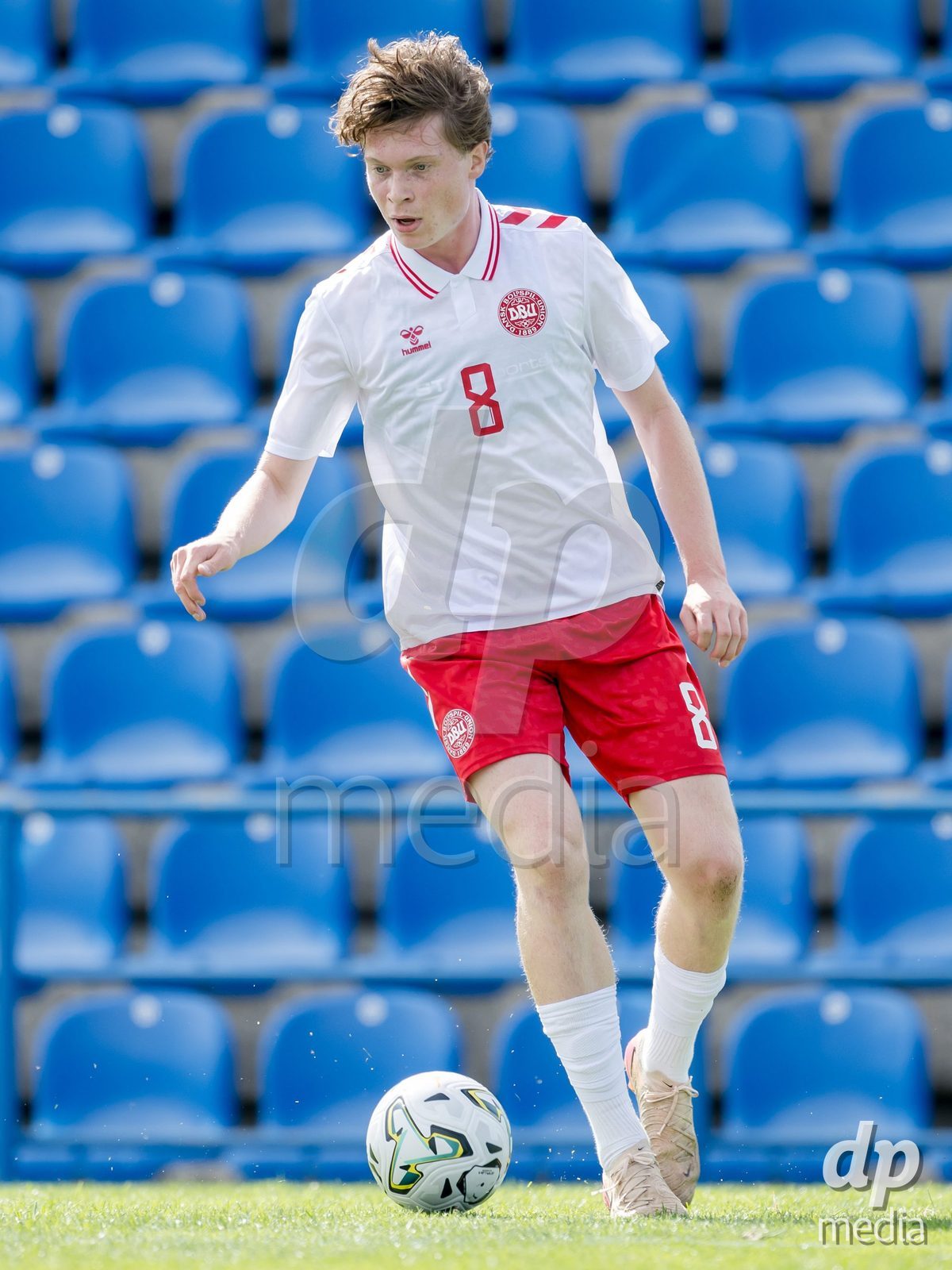 VIZELA, PORTUGAL - SEPTEMBER 30: Frederik Bunten of Denmark U19 during the International Friendly match between Denmark U19 and Austria U19 at Estadio FC Vizela on September 30, 2026 in Vizela, Portugal