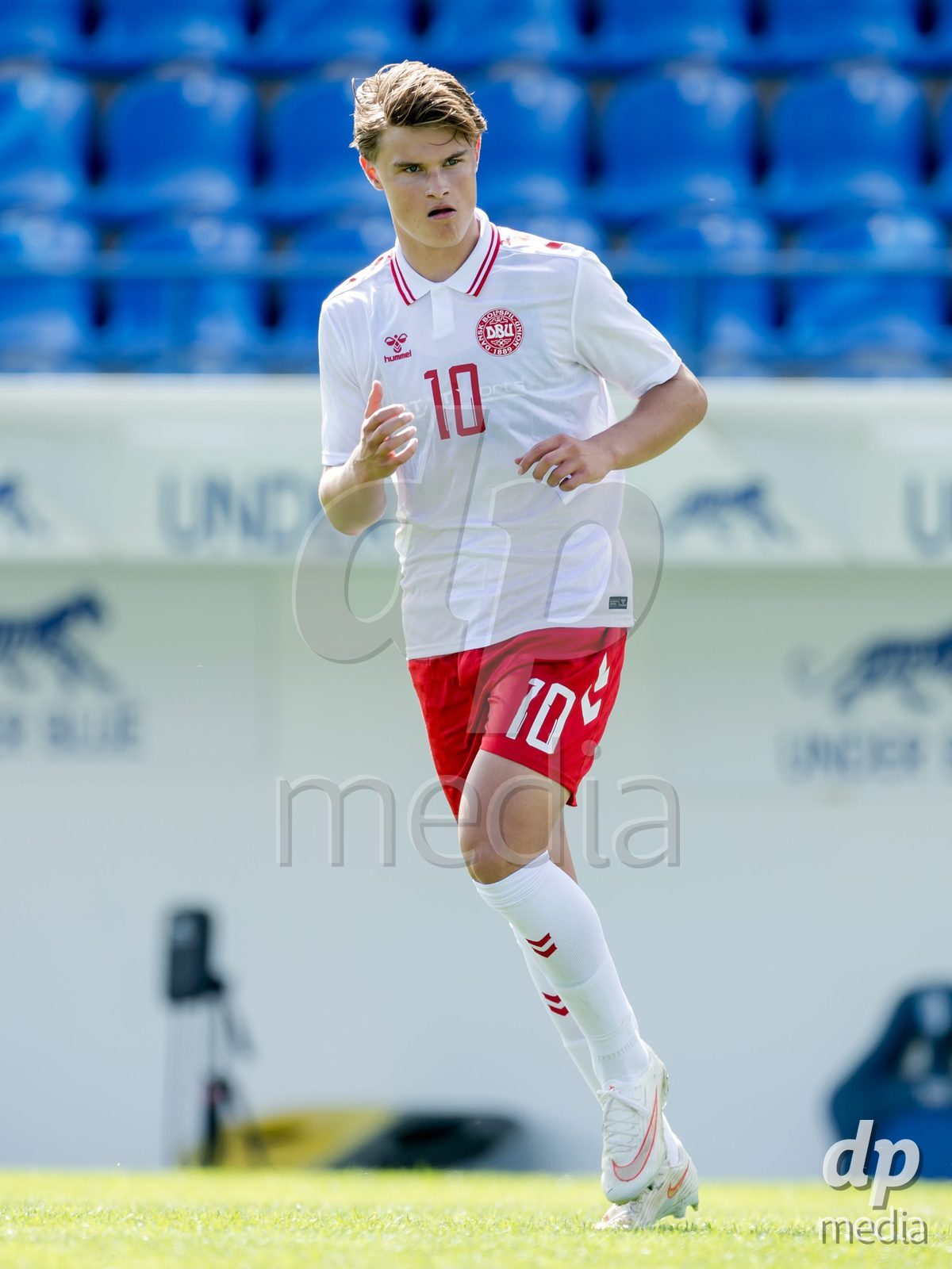 VIZELA, PORTUGAL - SEPTEMBER 30: Nicolas Gammelgaard of Denmark U19 during the International Friendly match between Denmark U19 and Austria U19 at Estadio FC Vizela on September 30, 2026 in Vizela, Portugal