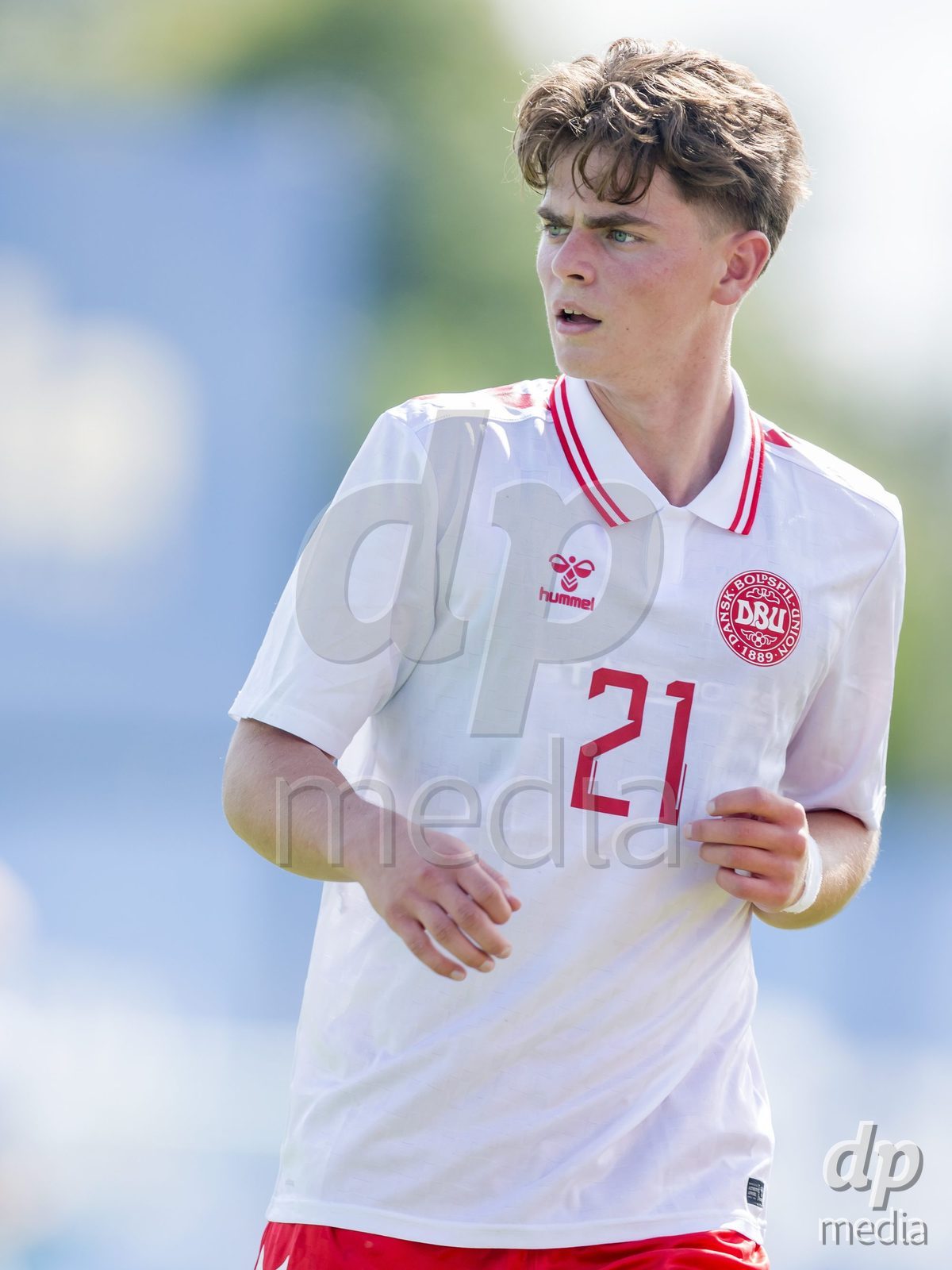 VIZELA, PORTUGAL - SEPTEMBER 30: Adam Fuglsang of Denmark U19 during the International Friendly match between Denmark U19 and Austria U19 at Estadio FC Vizela on September 30, 2026 in Vizela, Portugal
