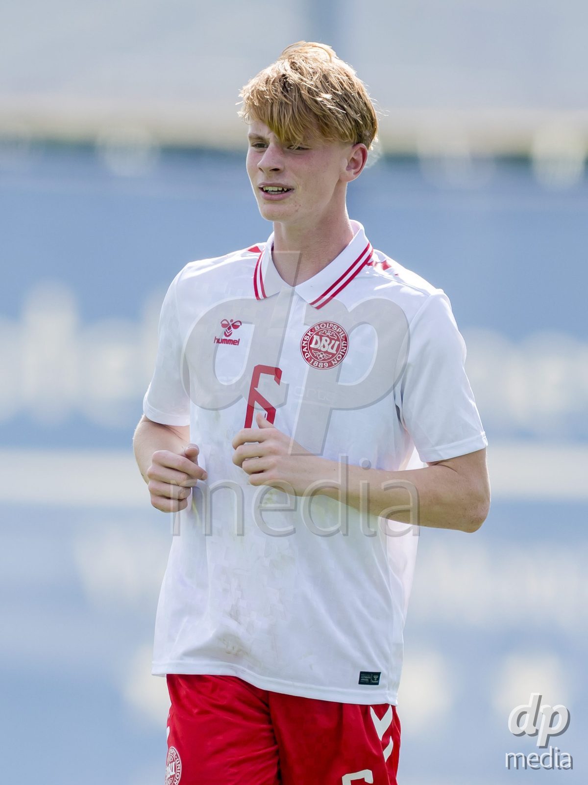 VIZELA, PORTUGAL - SEPTEMBER 30: Max Jensen of Denmark U19 during the International Friendly match between Denmark U19 and Austria U19 at Estadio FC Vizela on September 30, 2026 in Vizela, Portugal