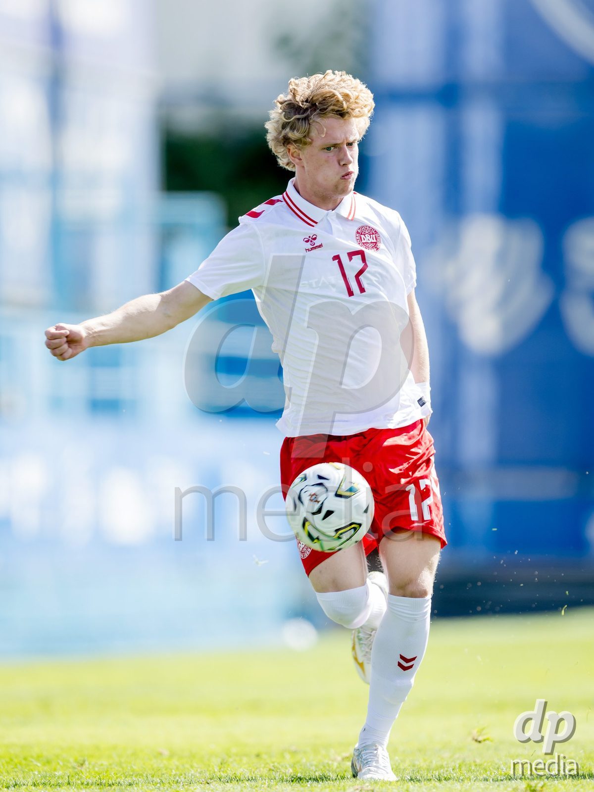 VIZELA, PORTUGAL - SEPTEMBER 30: William Thomsen of Denmark U19 during the International Friendly match between Denmark U19 and Austria U19 at Estadio FC Vizela on September 30, 2026 in Vizela, Portugal