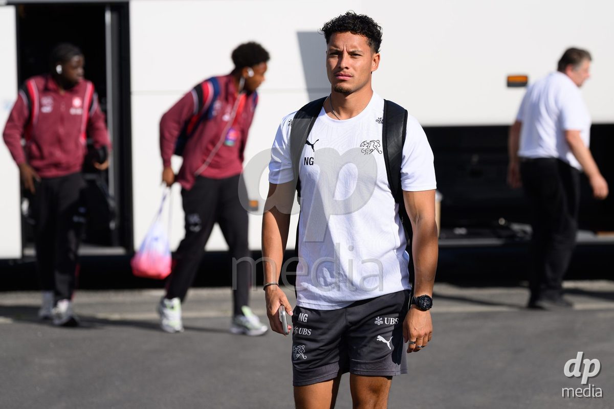KOSMONSY, CZECH REPUBLIC - SEPTEMBER 30: Team manager Nicolas Gonzalez of Switzerland during the team's arrival at the stadium  before the International Friendly match between Switzerland U18 and Greece U18 on September 30, 2026 in Kosmonsy, Czech Republic.