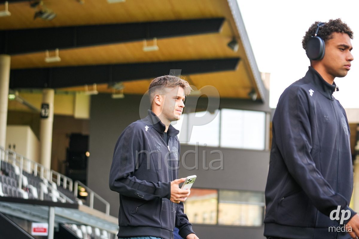 VIENNA, AUSTRIA - OCTOBER 2: UEFA European Qualifiers match between Austria U21 and Denmark U21 at Wiener Sport-Club Stadion on October 2, 2026 in Vienna, Austria.