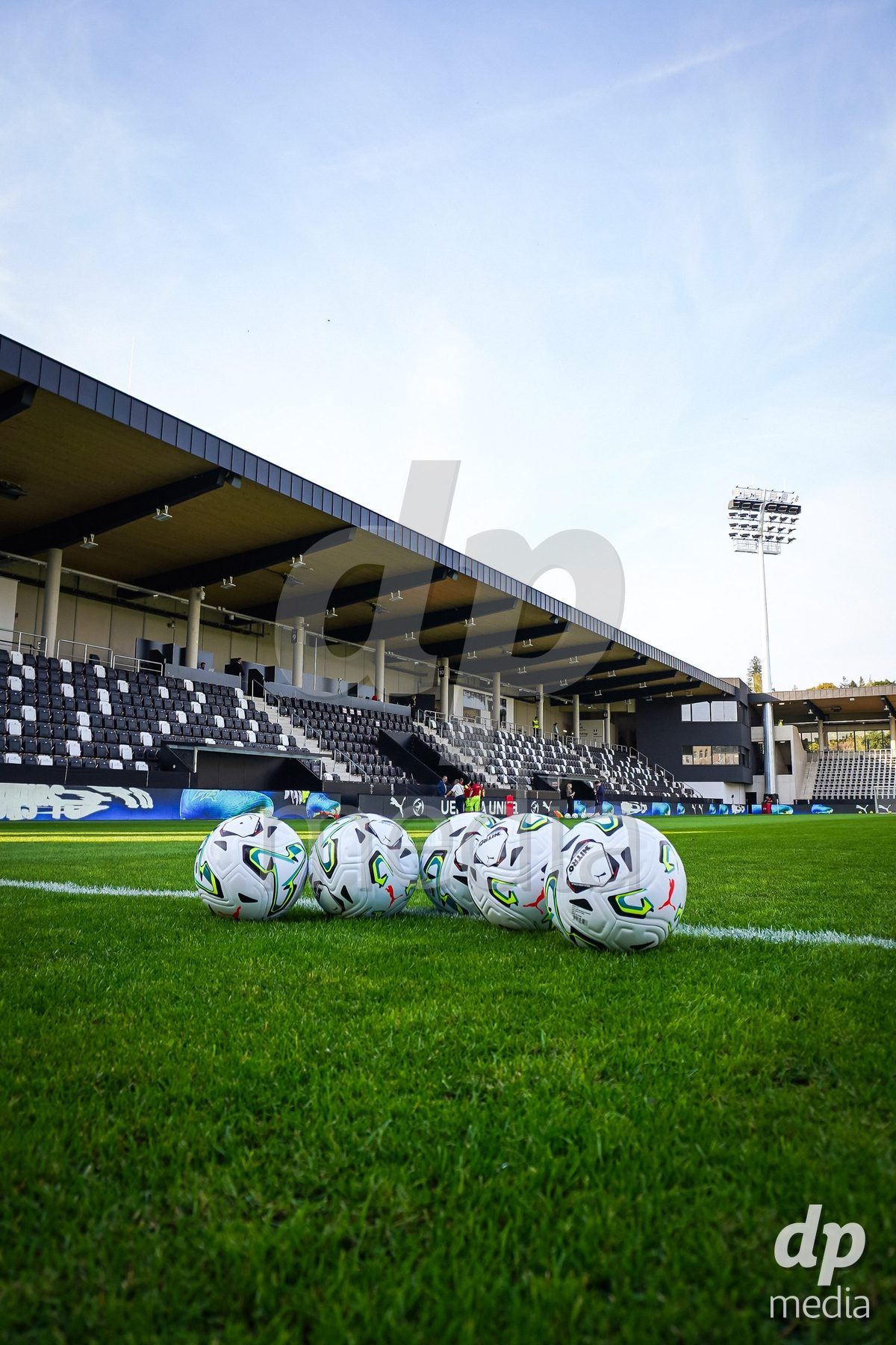 VIENNA, AUSTRIA - OCTOBER 2: Wiener Sport-Club Stadium during the UEFA European Qualifiers match between Austria U21 and Denmark U21 at Wiener Sport-Club Stadion on October 2, 2026 in Vienna, Austria.