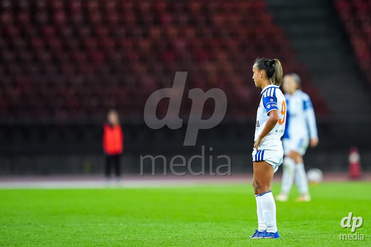ZURICH, SWITZERLAND - OCTOBER 2: Dalila Belen Ippolito of Grasshopper Club Zurich reacts during the AXA Women's Super League match between GC Frauenfussball and FC Zurich at Letzigrund on October 2, 2026 in Zurich, Switzerland.