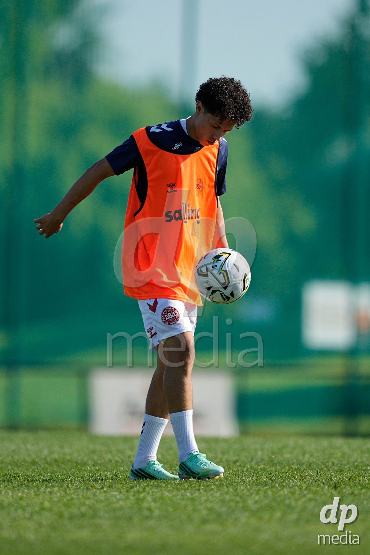 CANTAHEDE, PORTUGAL- OCTOBER 3: Liam Coronado of Denmark during the International Friendly match between Denmark U17 and Saudi Arabia U17 at Complexo Desportivo de Cantanhede on October 3, 2026 in Cantanhede, Portugal.