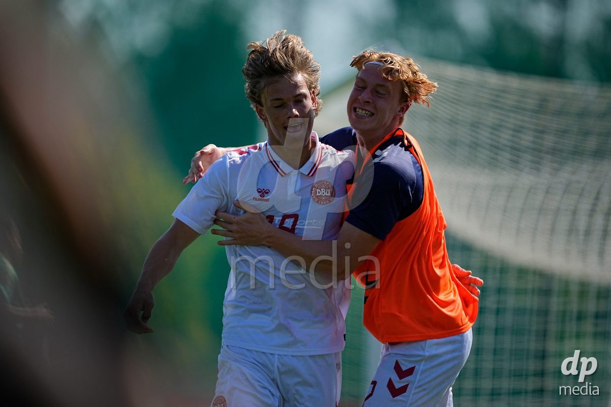 CANTAHEDE, PORTUGAL- OCTOBER 3: Felix Gothler of Denmark during the International Friendly match between Denmark U17 and Saudi Arabia U17 at Complexo Desportivo de Cantanhede on October 3, 2026 in Cantanhede, Portugal.
