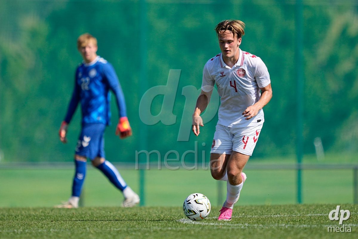 CANTAHEDE, PORTUGAL- OCTOBER 3: Marcus Ostergaard of Denmark during the International Friendly match between Denmark U17 and Saudi Arabia U17 at Complexo Desportivo de Cantanhede on October 3, 2026 in Cantanhede, Portugal.