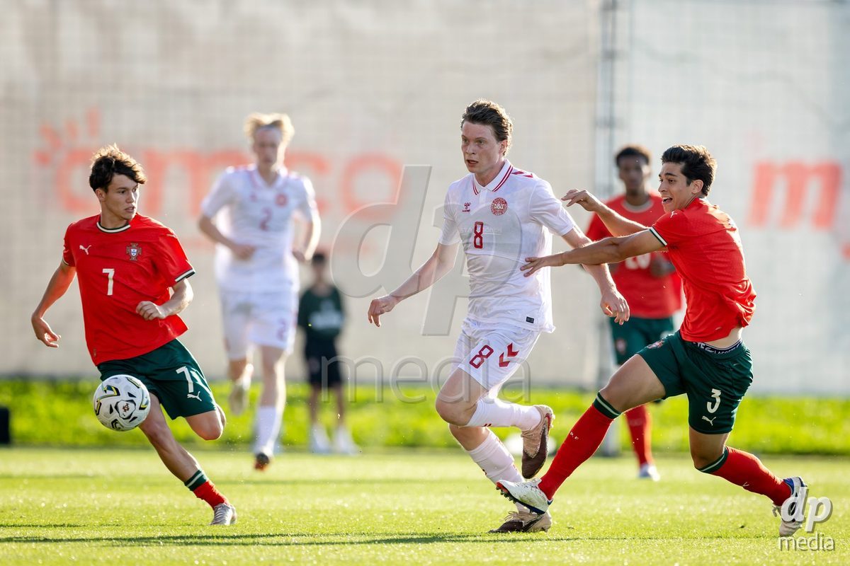 BRAGA, PORTUGAL - OCTOBER 03: during the International Friendly match between Denmark U19 and PORTUGAL U19 at Estadio Amelia Morais on October 03, 2026 in Braga, Portugal