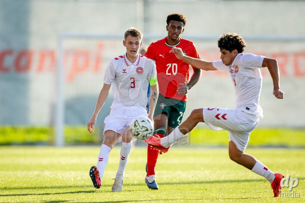 BRAGA, PORTUGAL - OCTOBER 03: during the International Friendly match between Denmark U19 and PORTUGAL U19 at Estadio Amelia Morais on October 03, 2026 in Braga, Portugal