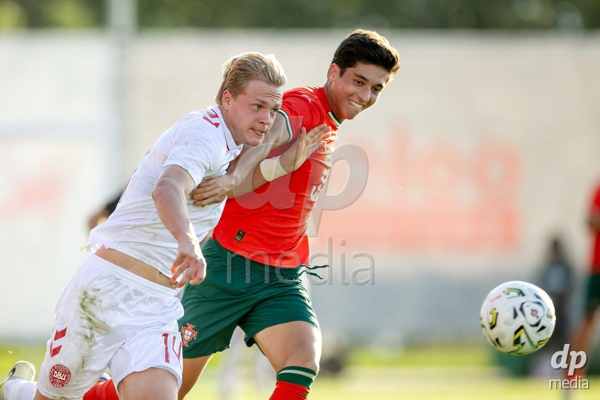 BRAGA, PORTUGAL - OCTOBER 03: during the International Friendly match between Denmark U19 and PORTUGAL U19 at Estadio Amelia Morais on October 03, 2026 in Braga, Portugal