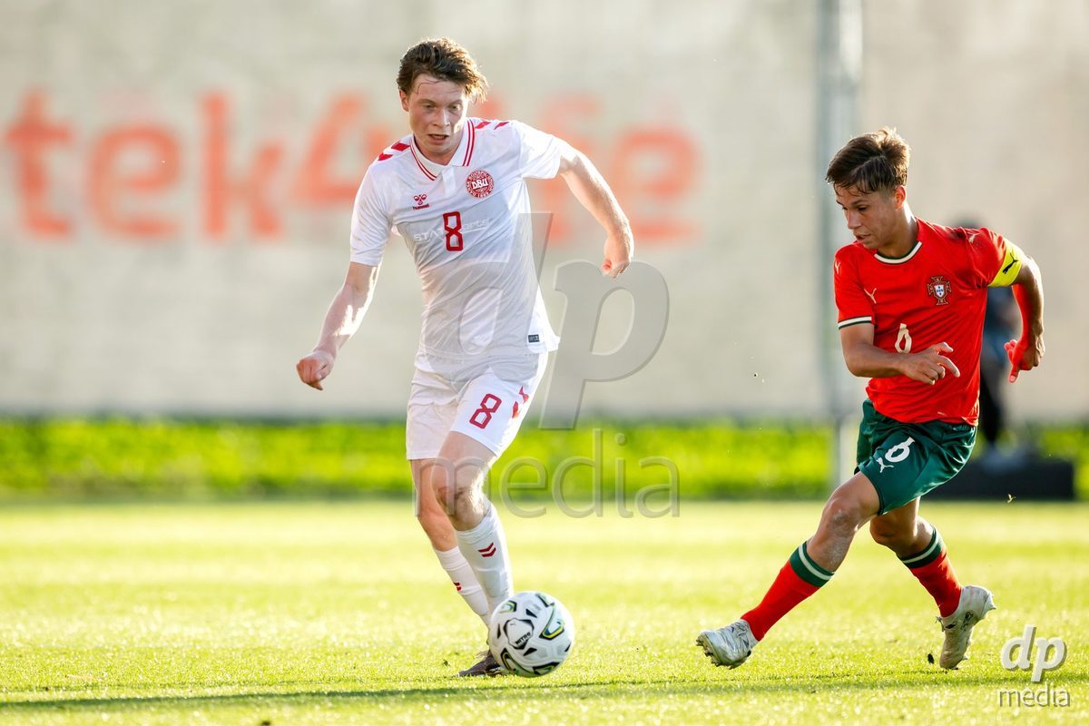 BRAGA, PORTUGAL - OCTOBER 03: during the International Friendly match between Denmark U19 and PORTUGAL U19 at Estadio Amelia Morais on October 03, 2026 in Braga, Portugal