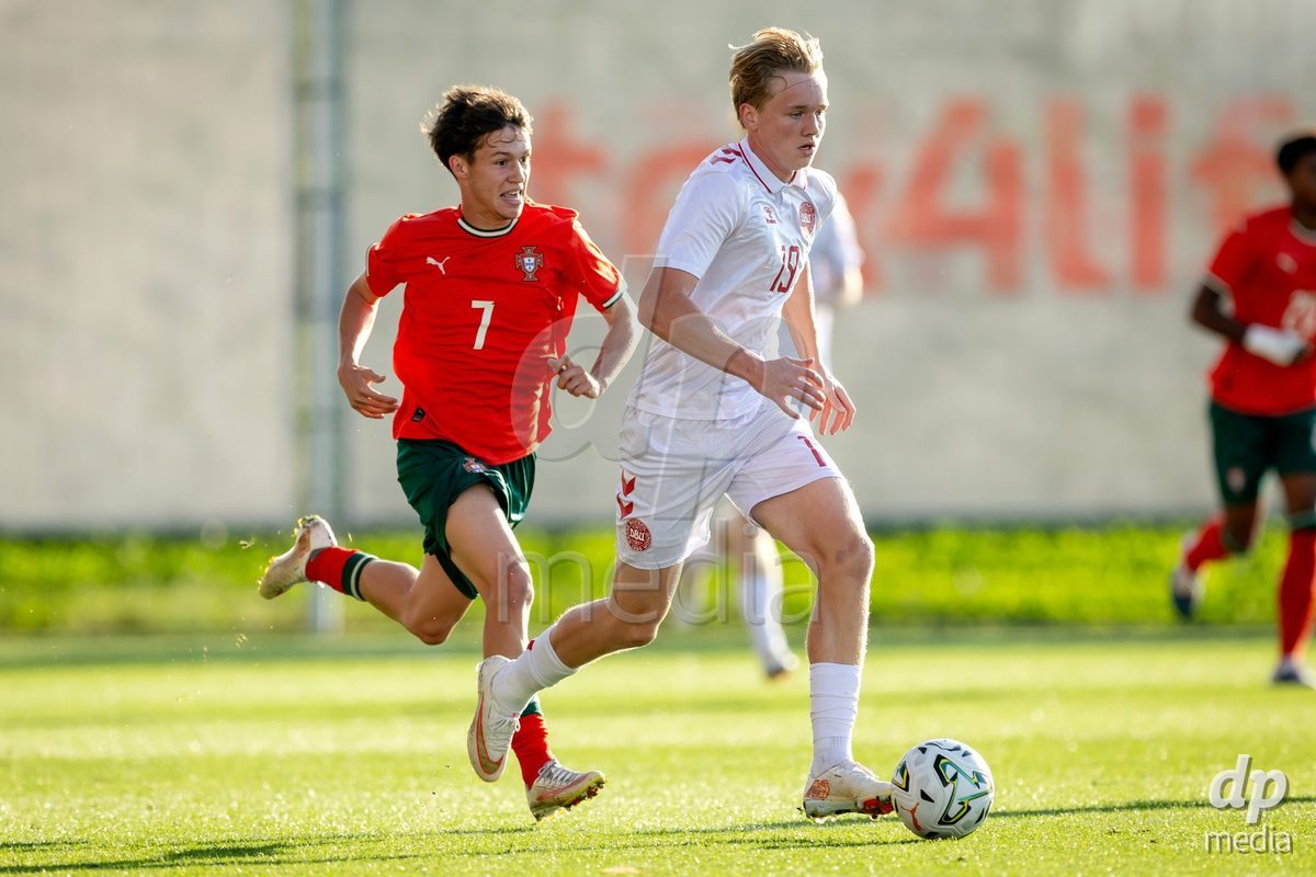 BRAGA, PORTUGAL - OCTOBER 03: during the International Friendly match between Denmark U19 and PORTUGAL U19 at Estadio Amelia Morais on October 03, 2026 in Braga, Portugal