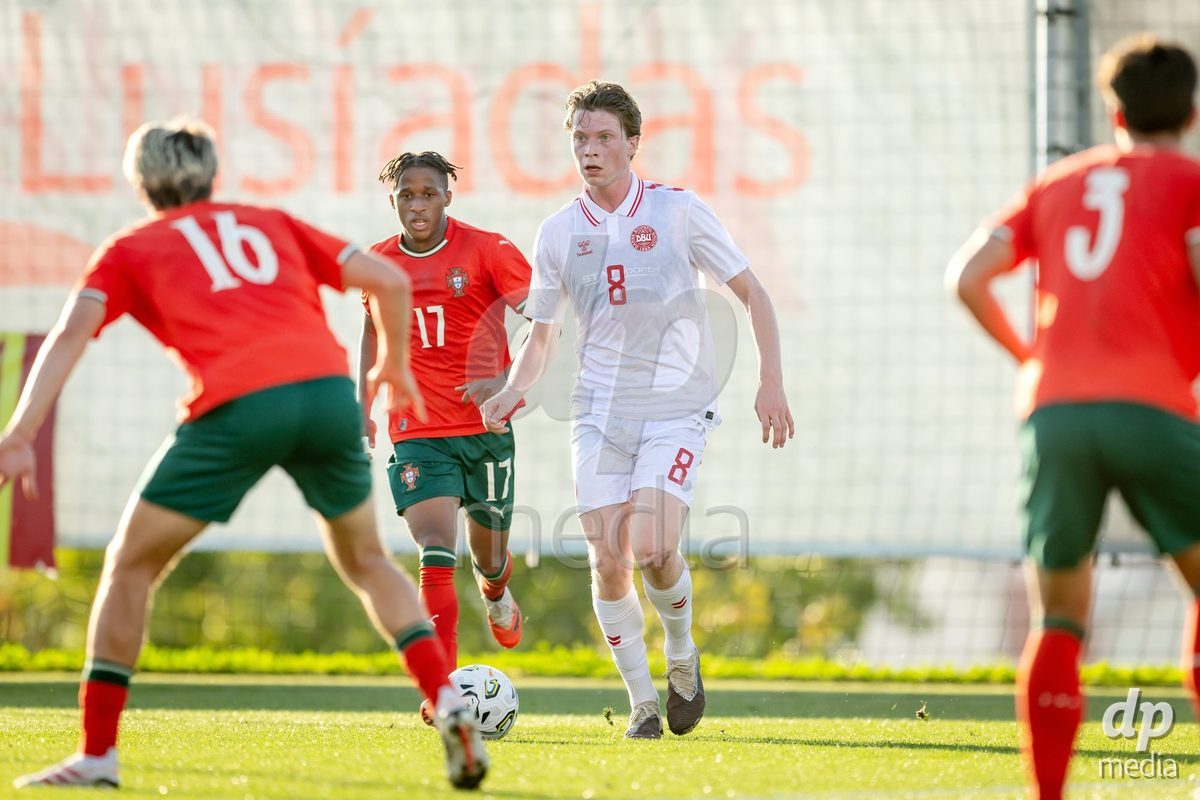 BRAGA, PORTUGAL - OCTOBER 03: during the International Friendly match between Denmark U19 and PORTUGAL U19 at Estadio Amelia Morais on October 03, 2026 in Braga, Portugal