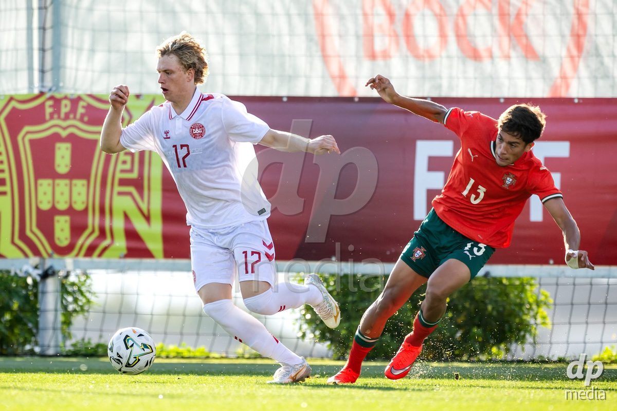 BRAGA, PORTUGAL - OCTOBER 03: during the International Friendly match between Denmark U19 and PORTUGAL U19 at Estadio Amelia Morais on October 03, 2026 in Braga, Portugal