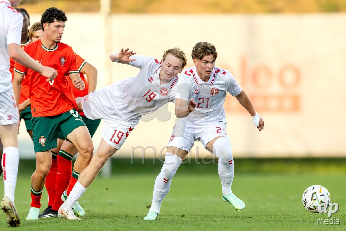 BRAGA, PORTUGAL - OCTOBER 03: during the International Friendly match between Denmark U19 and PORTUGAL U19 at Estadio Amelia Morais on October 03, 2026 in Braga, Portugal