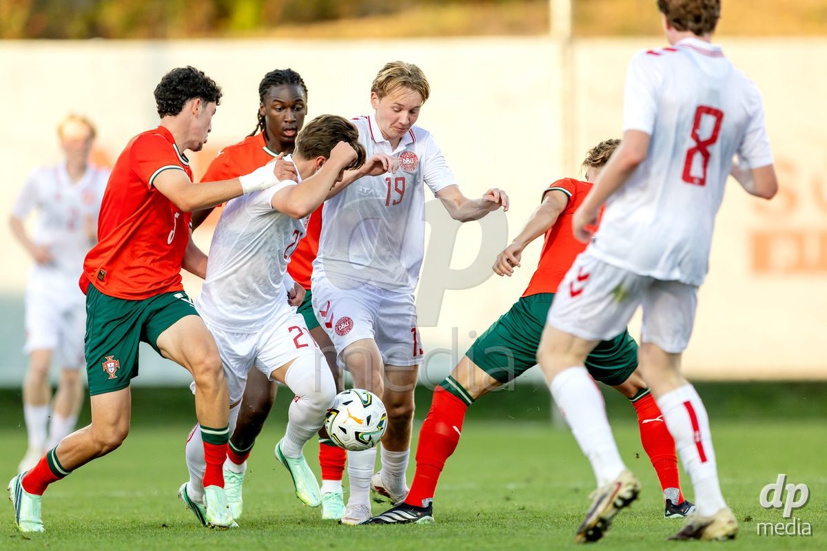 BRAGA, PORTUGAL - OCTOBER 03: during the International Friendly match between Denmark U19 and PORTUGAL U19 at Estadio Amelia Morais on October 03, 2026 in Braga, Portugal