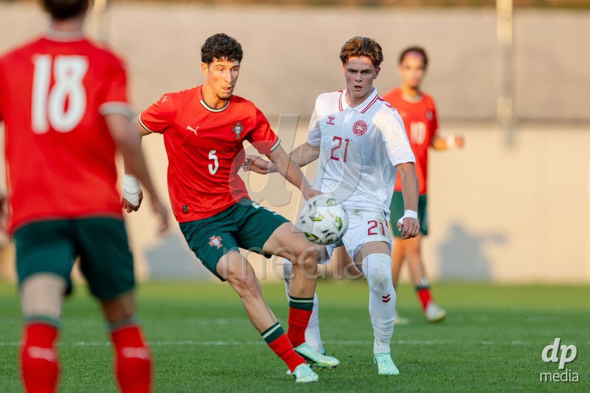 BRAGA, PORTUGAL - OCTOBER 03: during the International Friendly match between Denmark U19 and PORTUGAL U19 at Estadio Amelia Morais on October 03, 2026 in Braga, Portugal