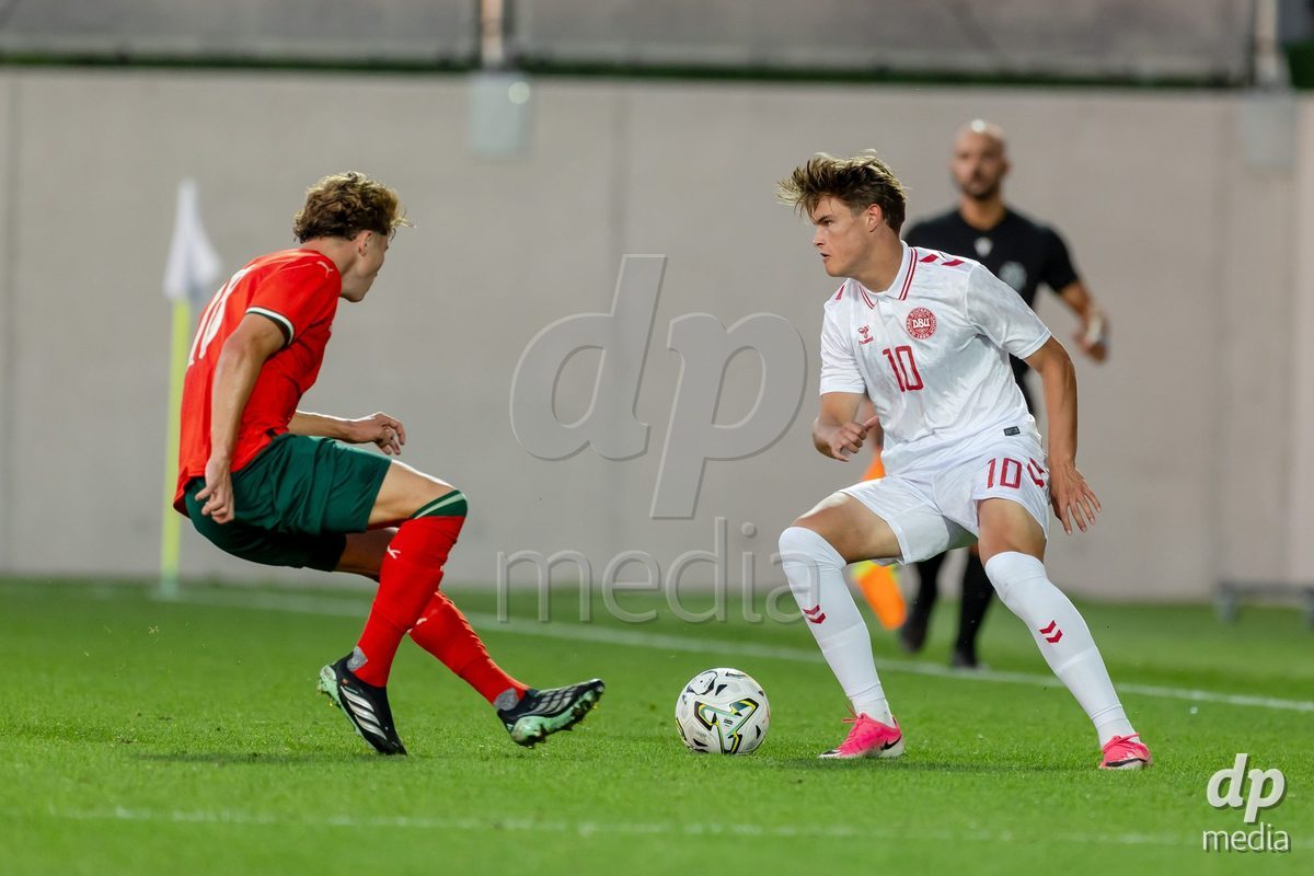 BRAGA, PORTUGAL - OCTOBER 03: during the International Friendly match between Denmark U19 and PORTUGAL U19 at Estadio Amelia Morais on October 03, 2026 in Braga, Portugal