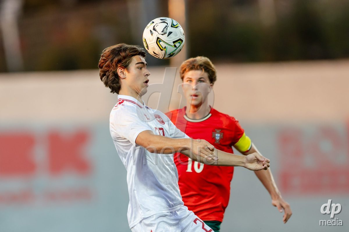 BRAGA, PORTUGAL - OCTOBER 03: during the International Friendly match between Denmark U19 and PORTUGAL U19 at Estadio Amelia Morais on October 03, 2026 in Braga, Portugal