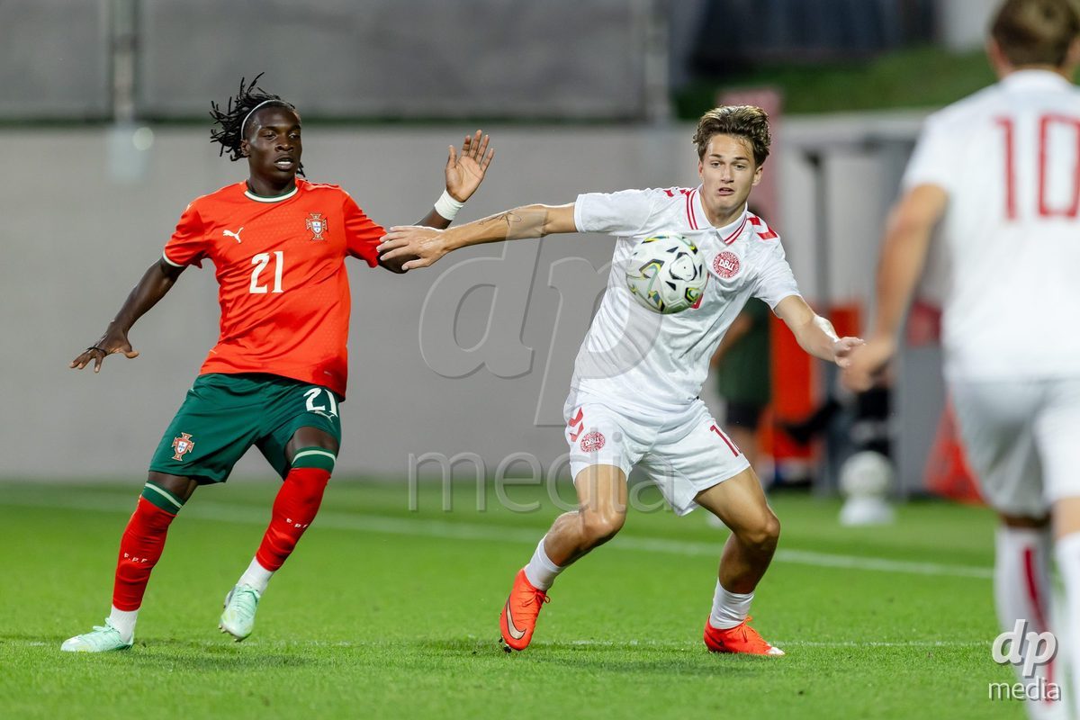 BRAGA, PORTUGAL - OCTOBER 03: during the International Friendly match between Denmark U19 and PORTUGAL U19 at Estadio Amelia Morais on October 03, 2026 in Braga, Portugal