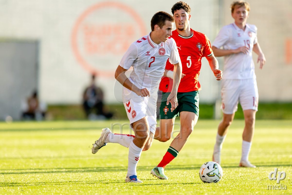 BRAGA, PORTUGAL - OCTOBER 03: during the International Friendly match between Denmark U19 and PORTUGAL U19 at Estadio Amelia Morais on October 03, 2026 in Braga, Portugal